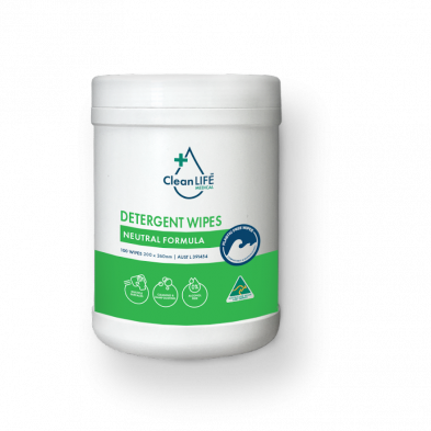 Plastic Free Detergent Wipe CLM00019, Tub of 100