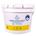 Plastic Free Isopropyl 70 Alcohol Wipe CLM00012, Tub of 400