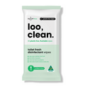 Plastic Free Loo Clean Flush Wipe CLS00080, Carton of 12