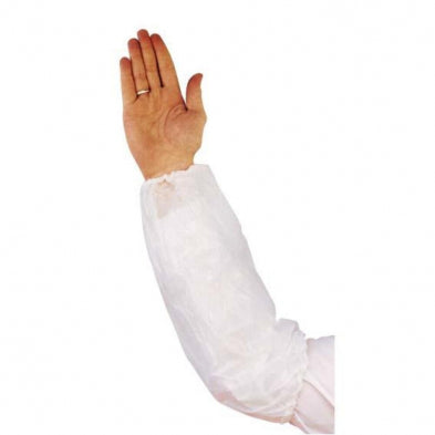 PE Protector Sleeve 40cm x 20cm White, Bag of 100