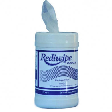 Rediwipe Isopropyl Wipe ANW1010, Tub of 100
