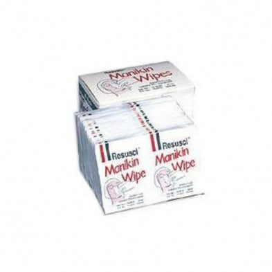 Resus Manikin Wipes 152400 Box50, Box of 50