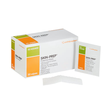 Skin Prep Barrier Wipes (420400), Box of 50