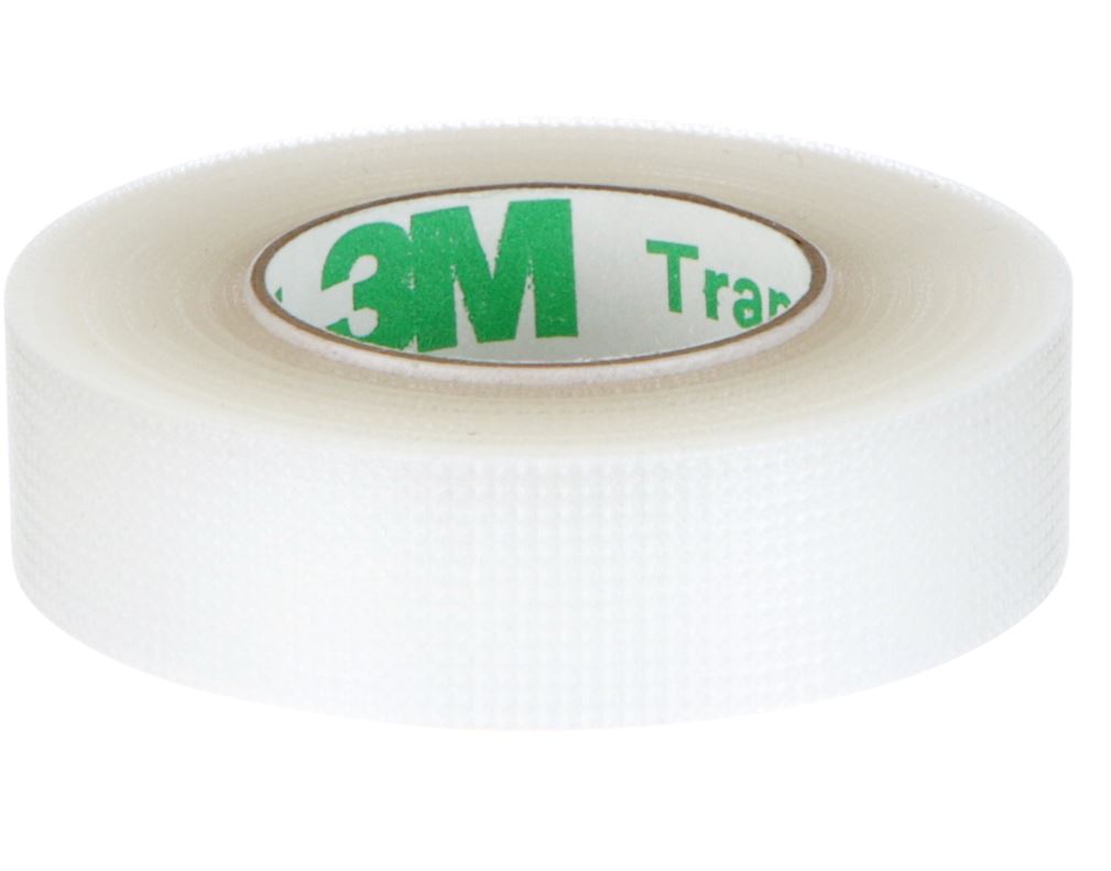 3M Transpore Medical Tape 12mm — Box of 24 (1527-0)