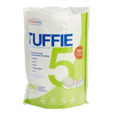 Tuffie 5 Detergent Wipe 150s, Carton of 6