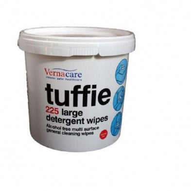 Tuffie Detergent Wipes, Tub of 225