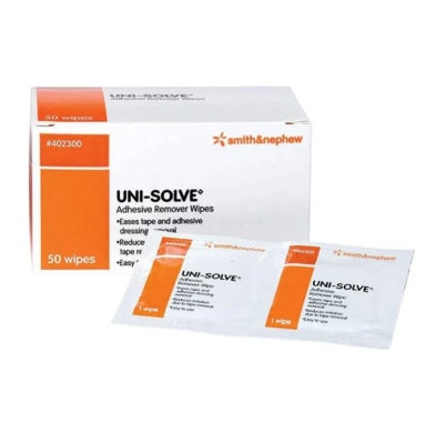 Unisolve Adhesive Remove Wipes 402300, Box of 50
