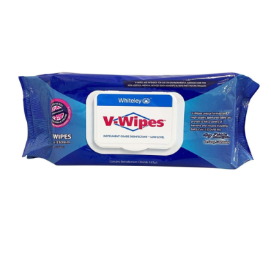 Viraclean Wipes V-WIPES, Pack of 80
