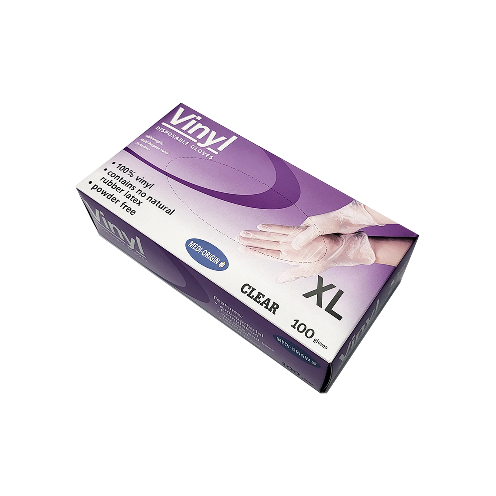 Disposable Vinyl Powder Free Glove CTN Of 1000 Clear