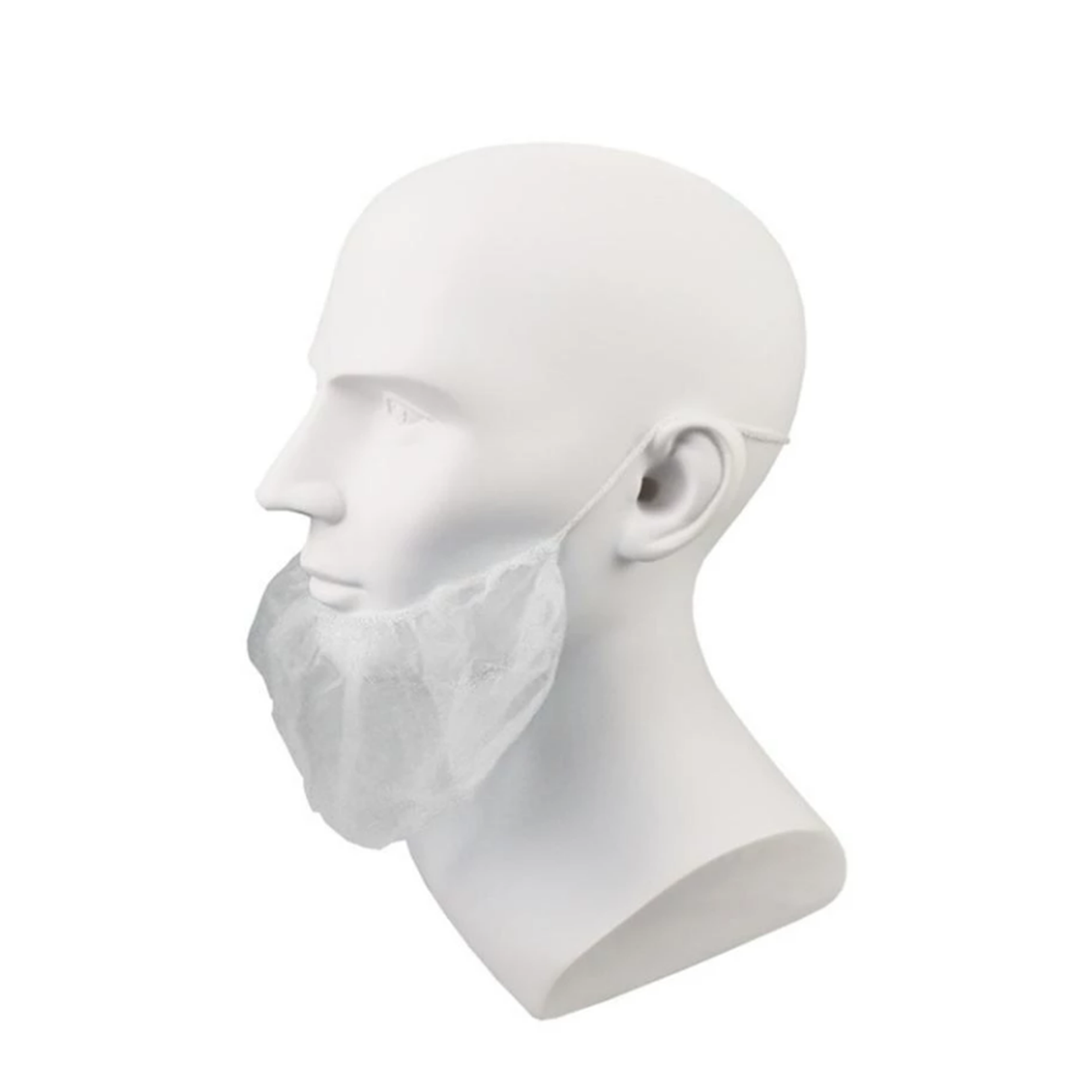Disposable Beard Cover Single Loop White CTN Of 2000