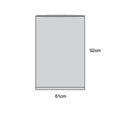 Drape MAyo COver CLear Plastic 61X92cm 22 212 CTN100
