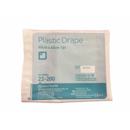 Drape Plastic Sheet Sterile 90cmx120cm 22 203A EAch