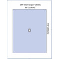 Sterileerileeri Drape Adhesive APerture 228X300cm 9050 EA