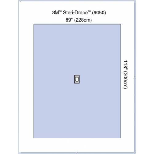 Sterileerileeri Drape Adhesive APerture 228X300cm 9050 EA