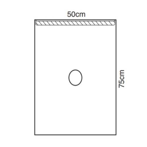 Drape Epidural Cw Tape 50X75cm 89636 B40
