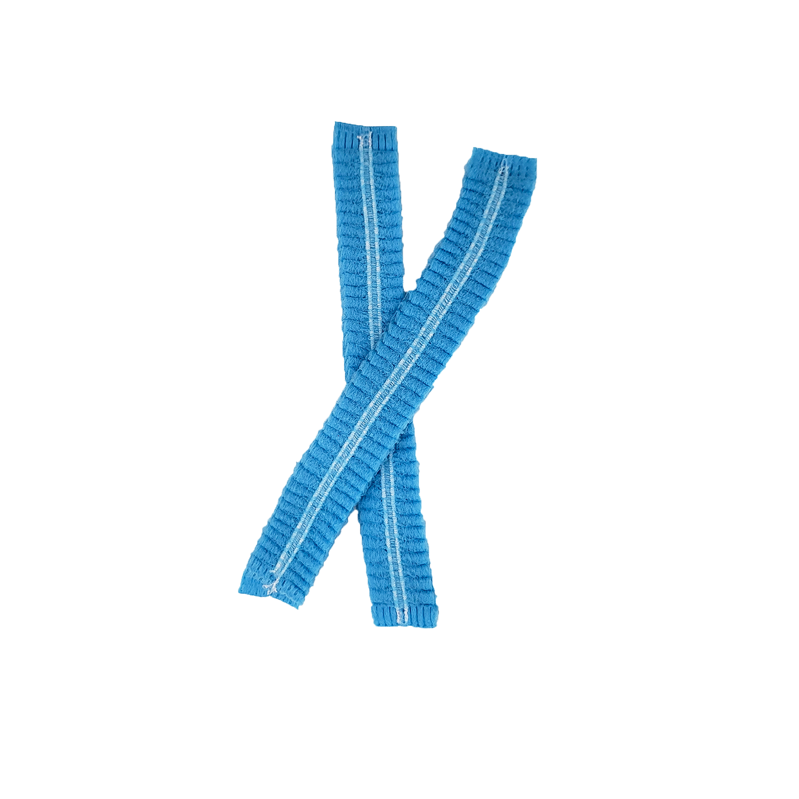 Disposable Non Woven Crimped Hair Nets Double Elastic CTN Of 2000