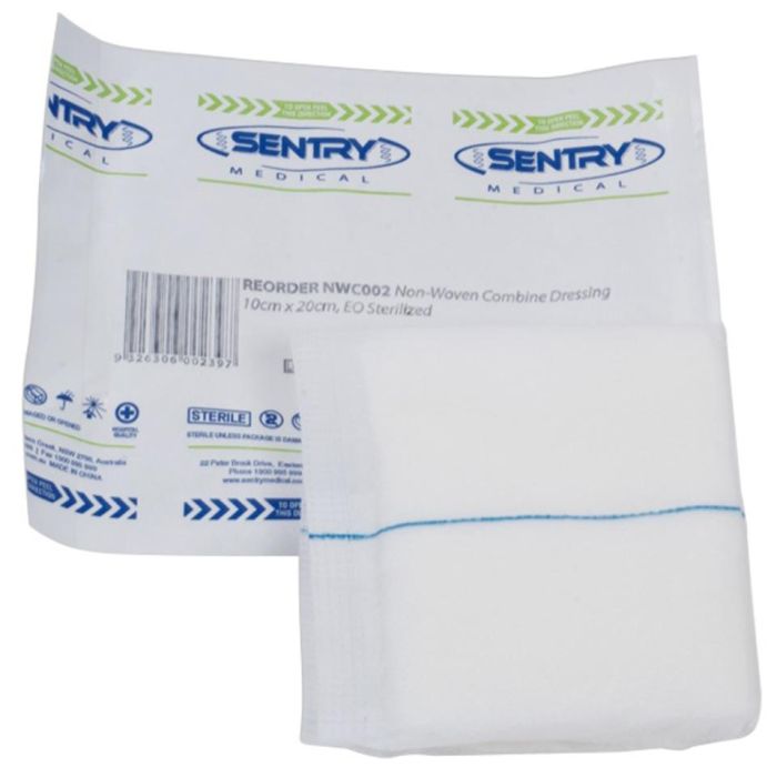 Combine Dressing Non-Woven 10x20cm Sentry NWC002