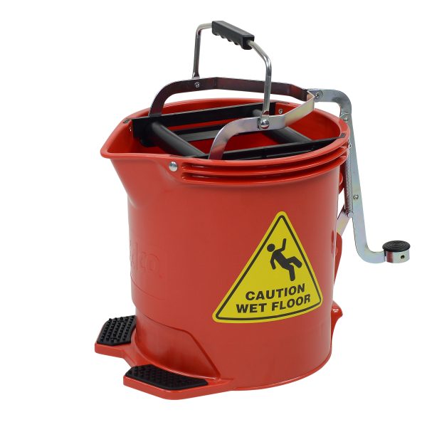 Edco Metal Wringer Bucket 15L