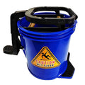 Plastic Roller Pedal Mop Wringer Bucket with Plastic Frame on Wheels 16L EKKCO