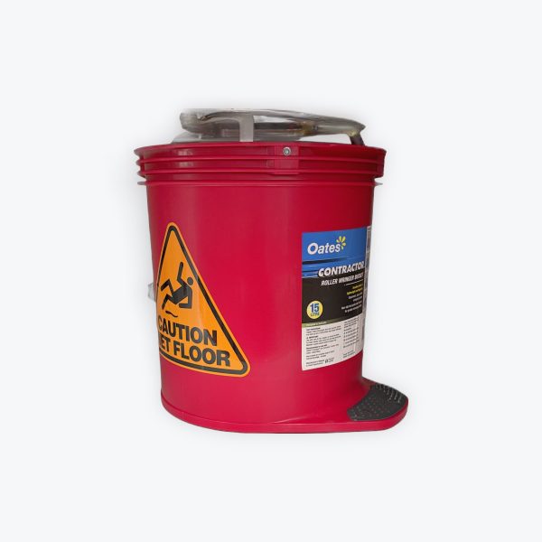 Ctract Wringer Bkt Red 15L Oates