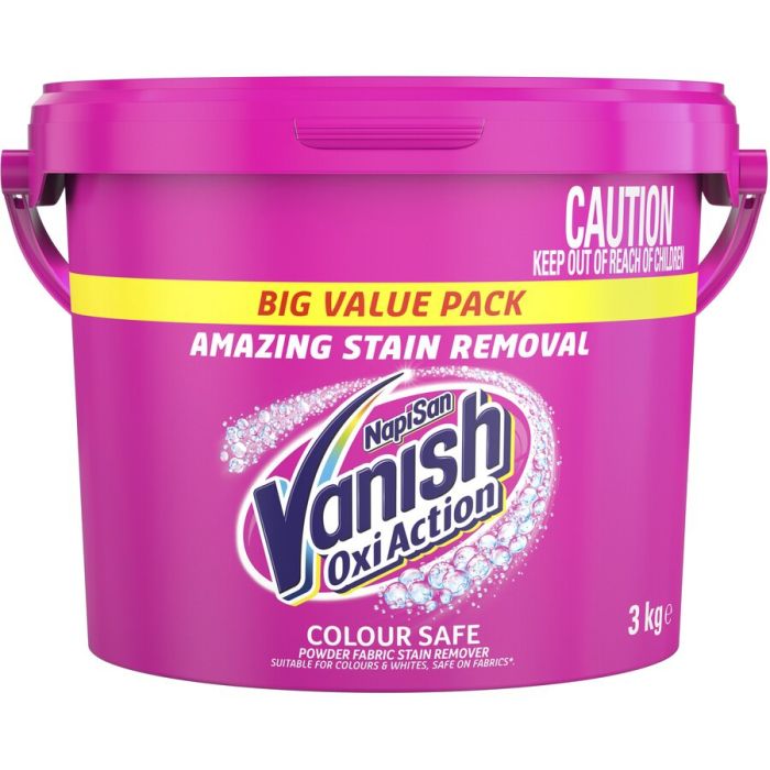 Vanish Napisan Oxi Action Fabric Stain Remover Powder 3kg