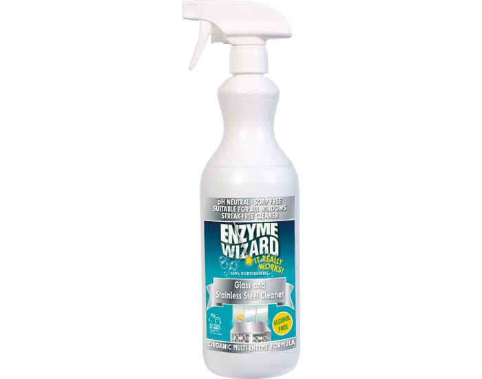 Organic Enzyme Powered Glass & Stainless Steel Spray 1 Litre