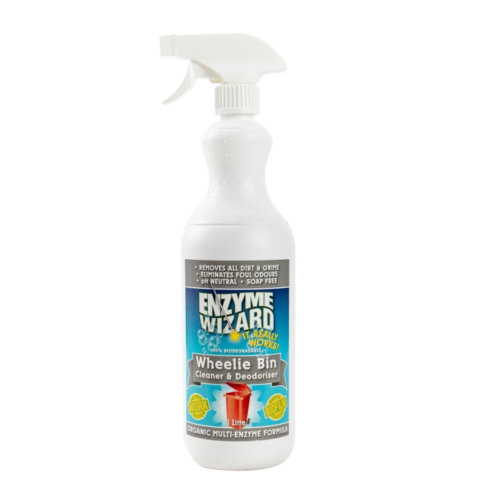 Organic Enzyme Powered Wheelie Bin Cleaner & Deodoriser Spray 1 Litre